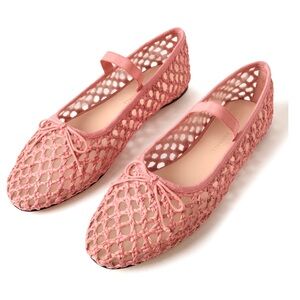 Loeffler Randall Women's Leonie Crochet Ballet Flat